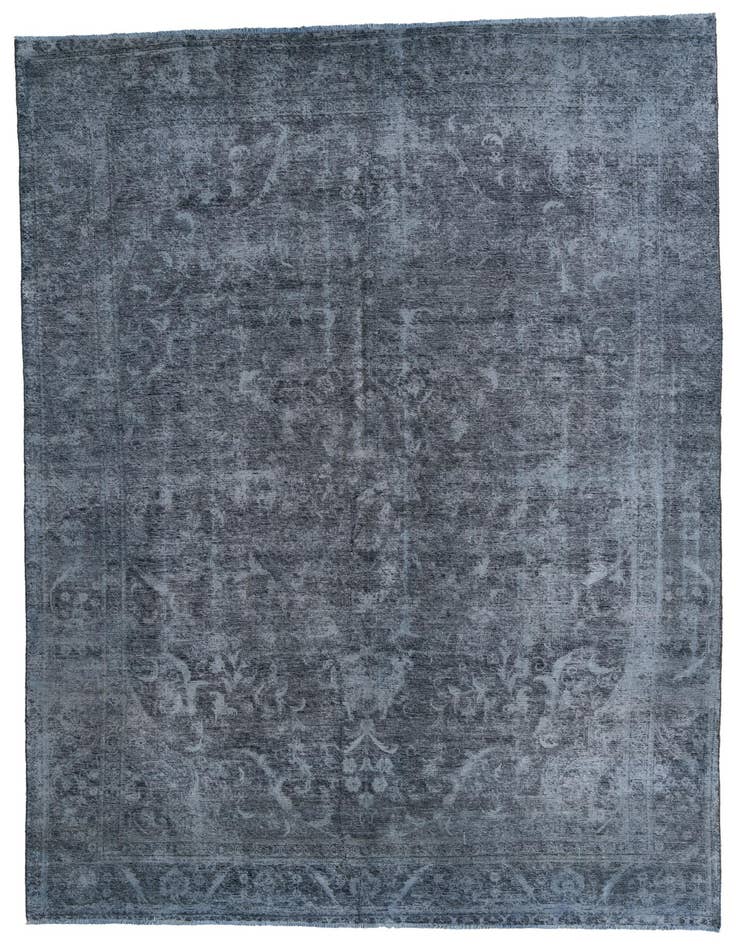 Detail image of 9' 2 x 12' 9 Hand Knotted Ultra Vintage Persian Wool Rug