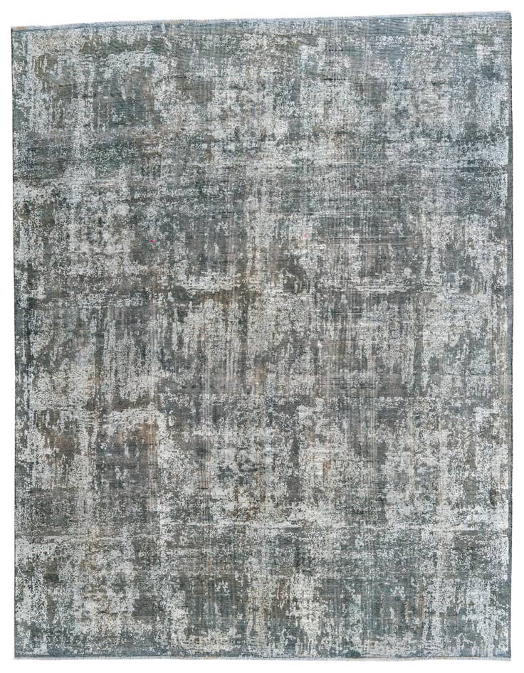 Detail image of 8' 5 x 10' 7 Hand Knotted Ultra Vintage Persian Wool Rug