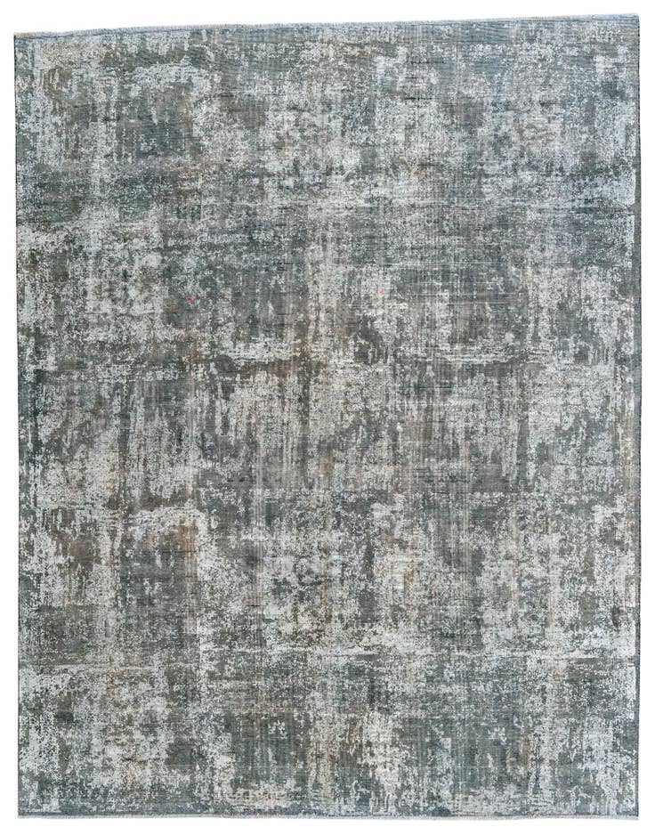 Detail image of 8' 5 x 10' 7 Hand Knotted Ultra Vintage Persian Wool Rug