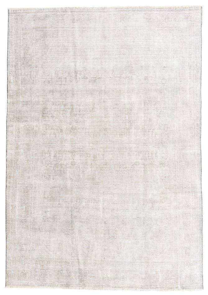 Detail image of 7' 7 x 10' 10 Hand Knotted Ultra Vintage Persian Wool Rug