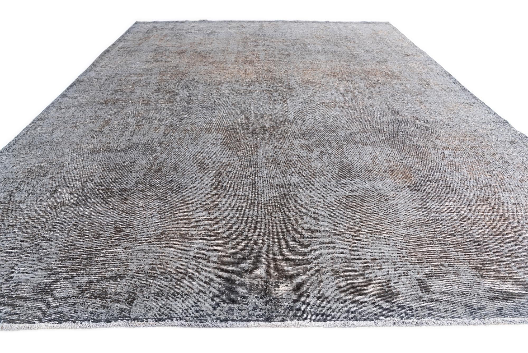 9' 4 x 12' 6 Hand Knotted Ultra Vintage Persian Wool Rug