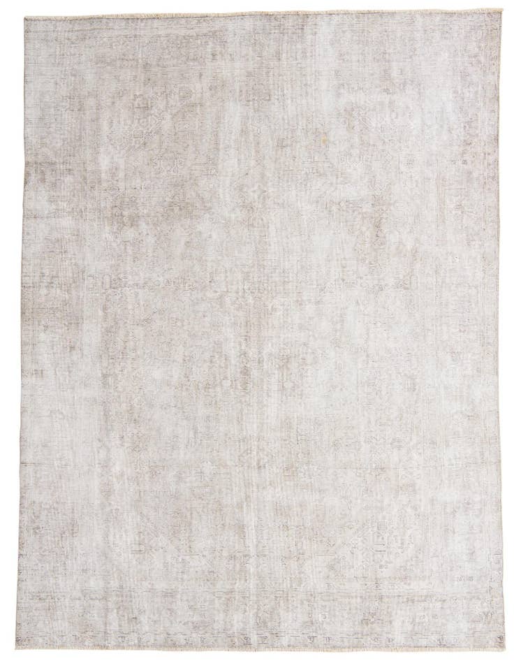 Detail image of 9' 5 x 11' 6 Hand Knotted Ultra Vintage Persian Wool Rug