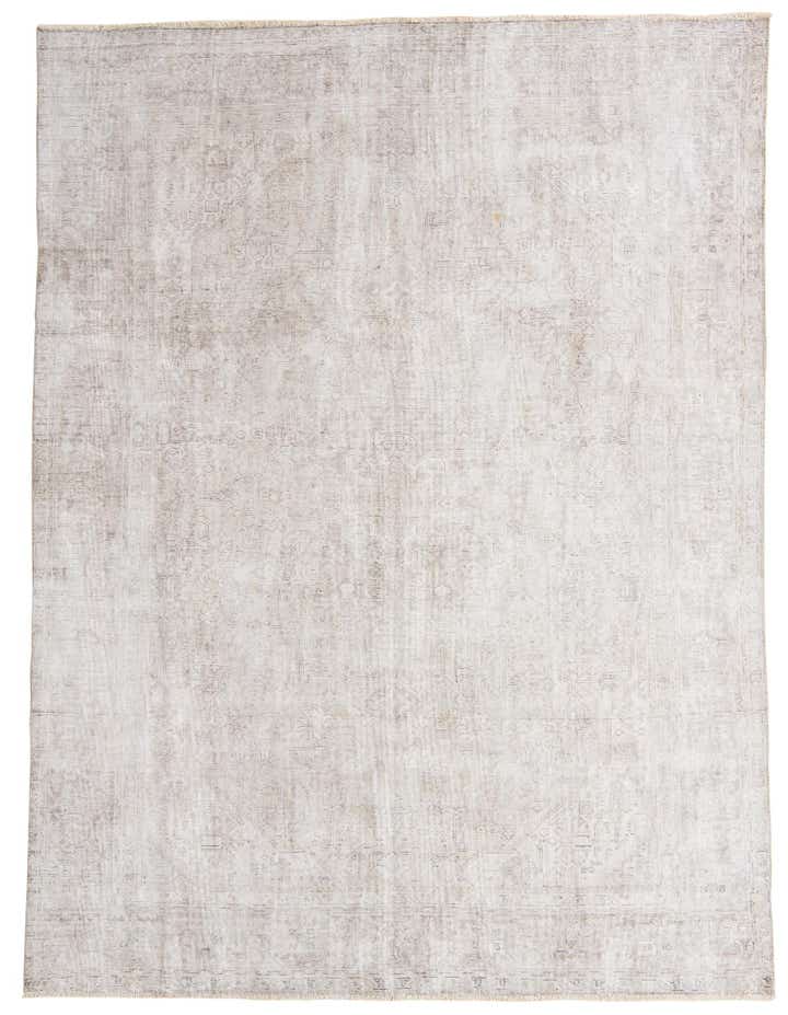 9' 5 x 11' 6 Hand Knotted Ultra Vintage Persian Wool Rug