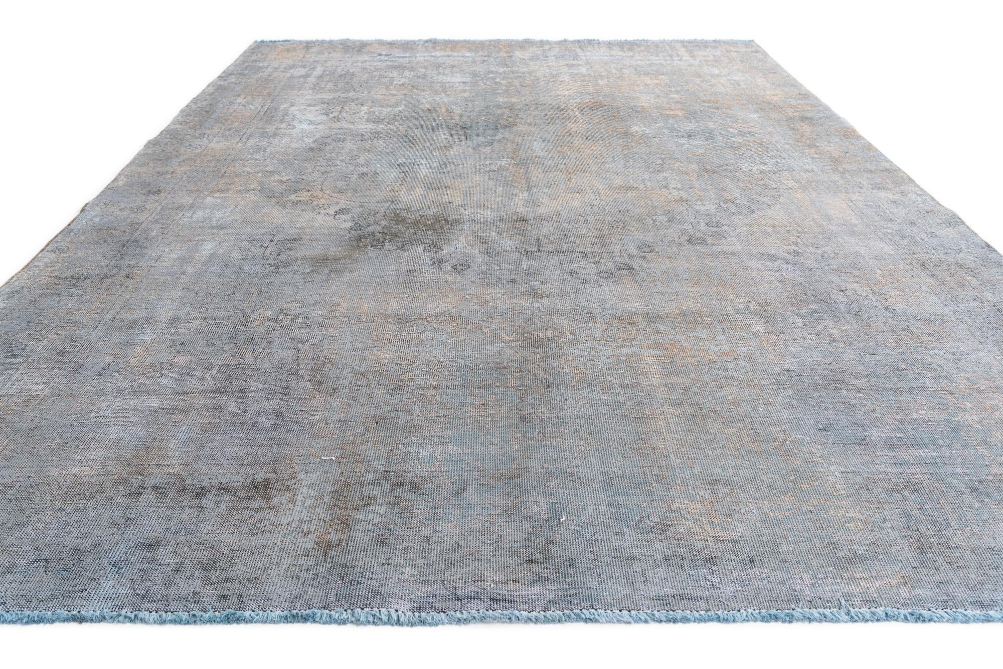 8' 8 x 11' 10 Hand Knotted Ultra Vintage Persian Wool Rug