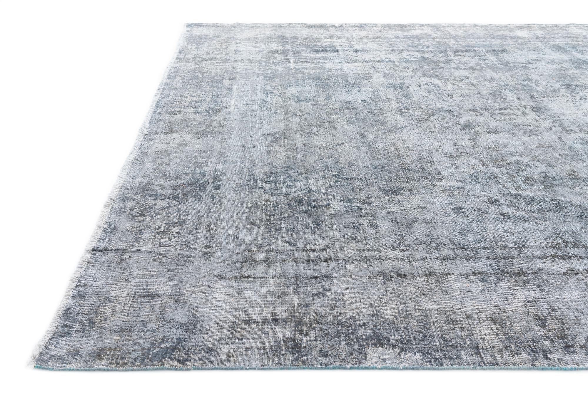 9' 5 x 13' Hand Knotted Ultra Vintage Persian Wool Rug