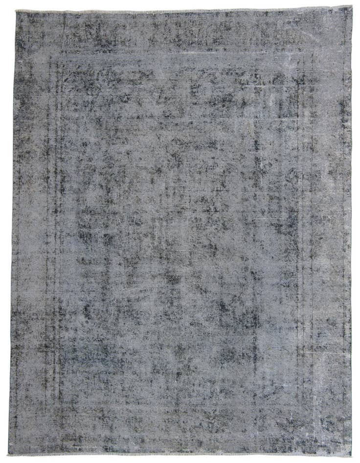 Detail image of 9' 5 x 13' Hand Knotted Ultra Vintage Persian Wool Rug