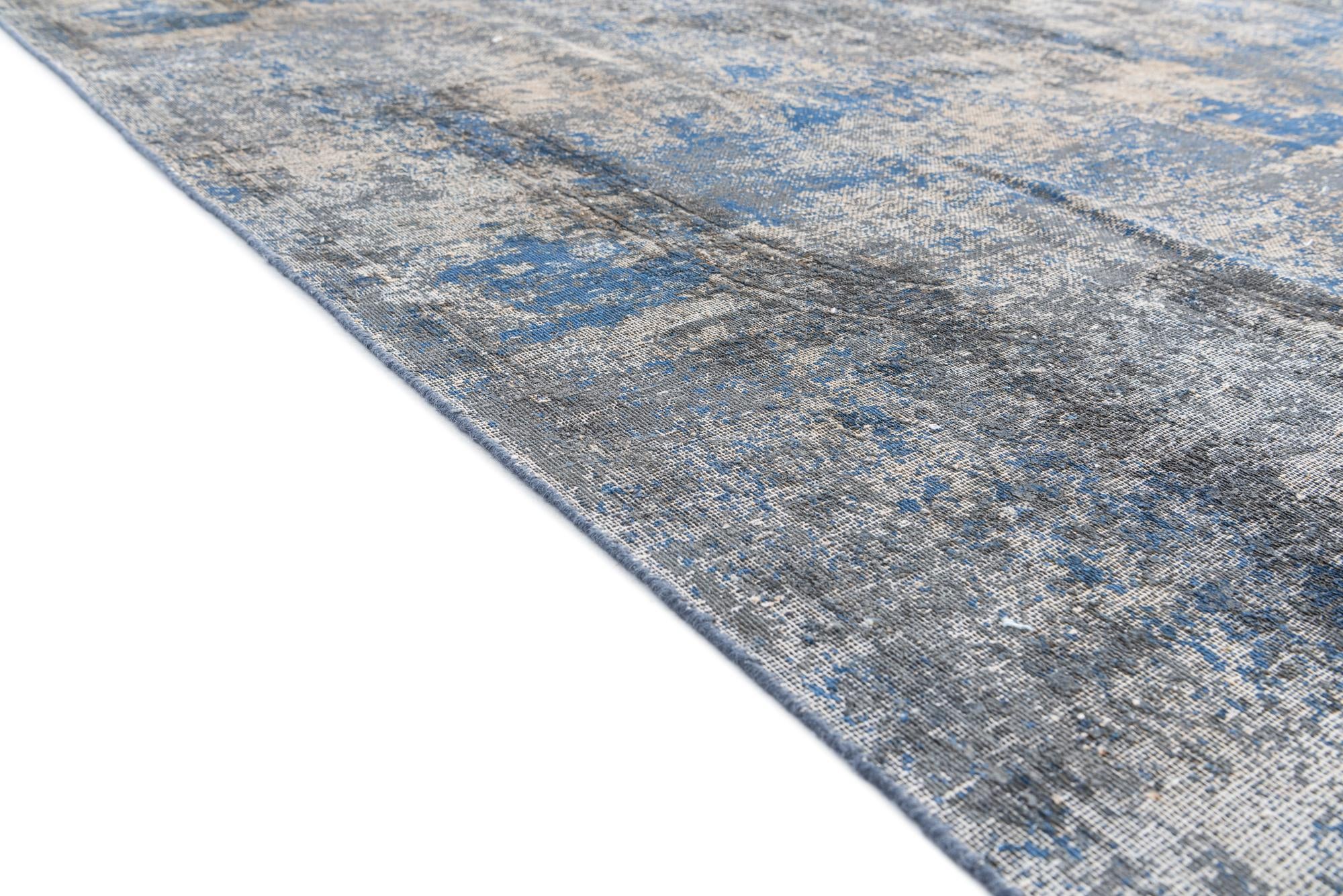6' 8 x 9' 8 Hand Knotted Ultra Vintage Persian Wool Rug