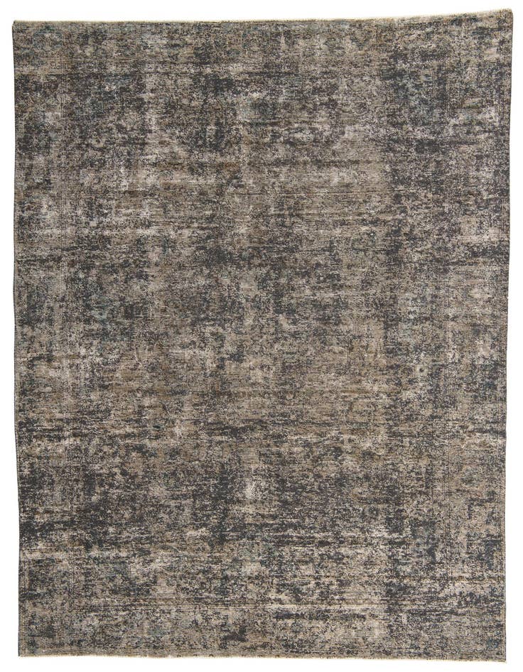 Detail image of 7' 6 x 11' Hand Knotted Ultra Vintage Persian Wool Rug