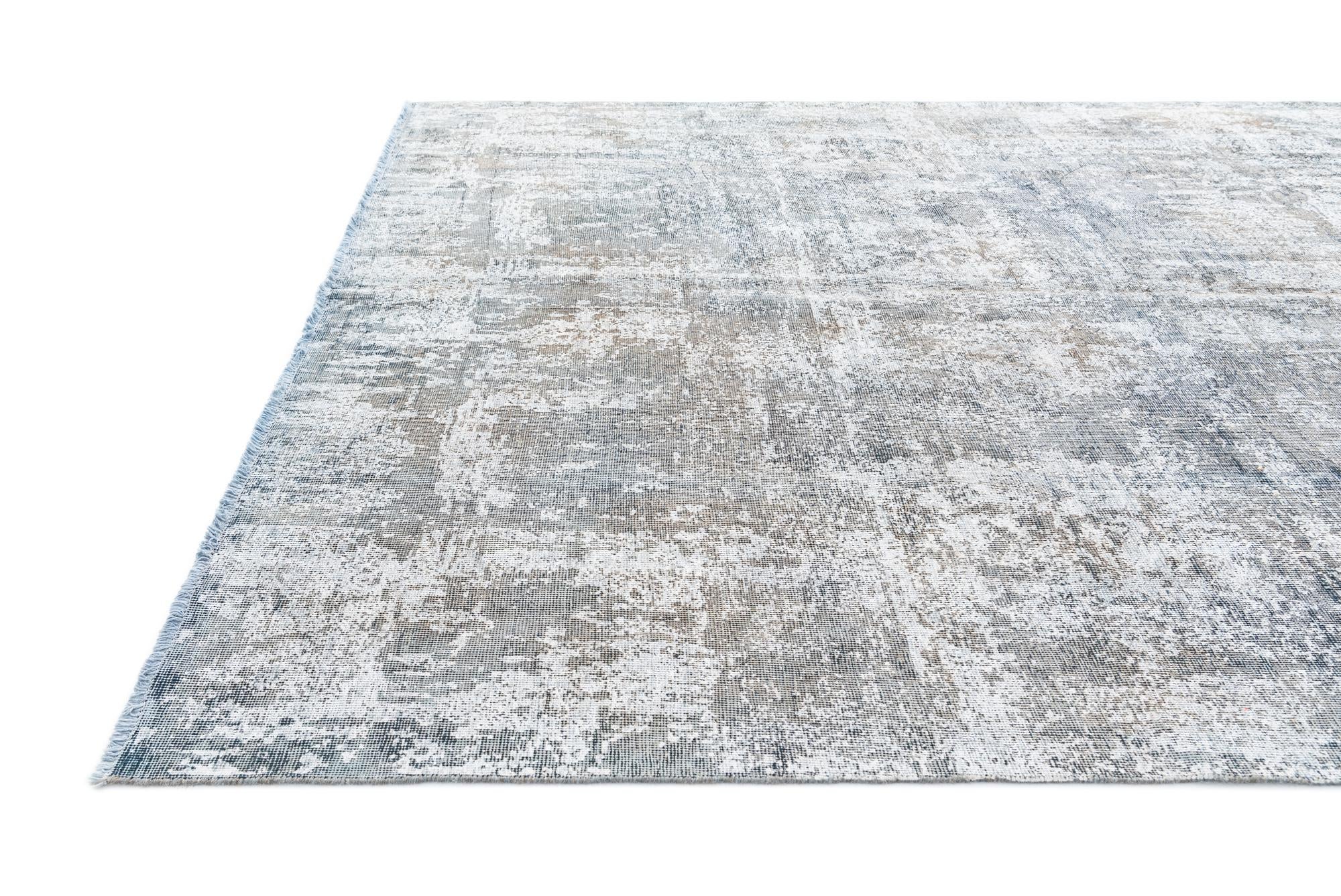 7' 9 x 12' Hand Knotted Ultra Vintage Persian Wool Rug