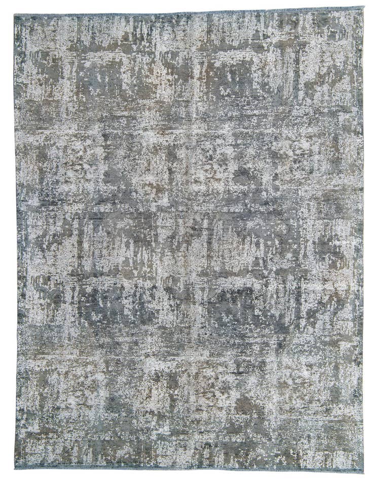 Detail image of 7' 9 x 12' Hand Knotted Ultra Vintage Persian Wool Rug