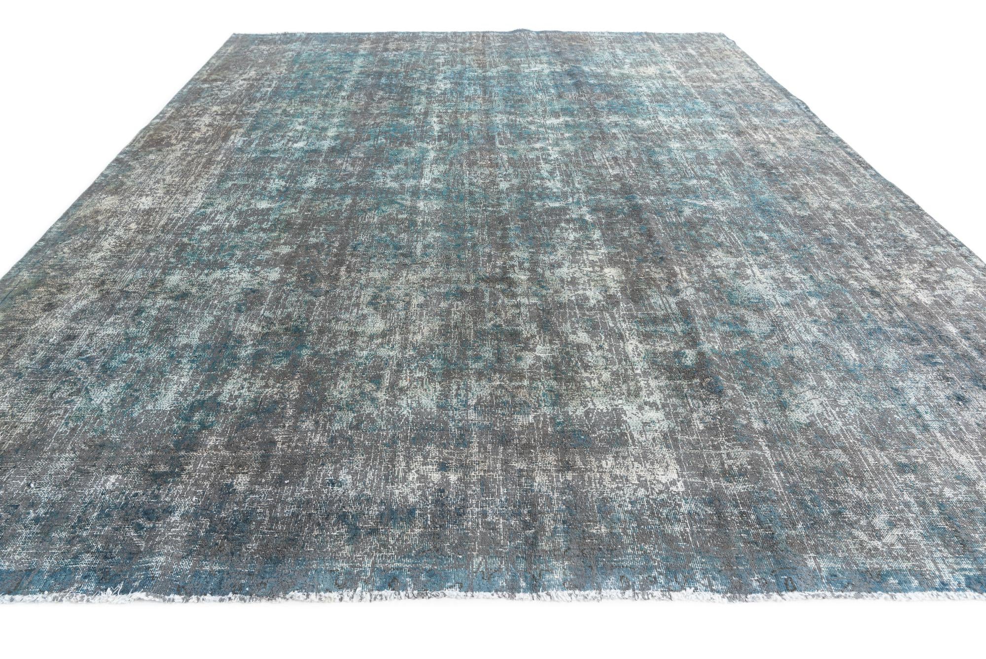 8' 7 x 11' 7 Hand Knotted Ultra Vintage Persian Wool Rug