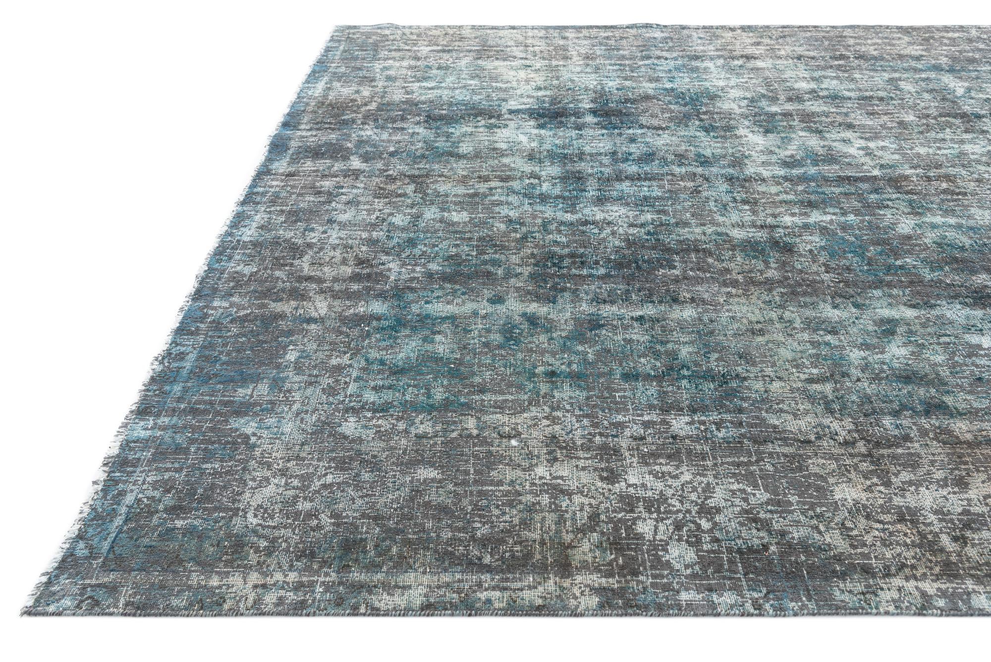 8' 7 x 11' 7 Hand Knotted Ultra Vintage Persian Wool Rug