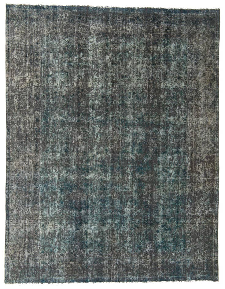Detail image of 8' 7 x 11' 7 Hand Knotted Ultra Vintage Persian Wool Rug
