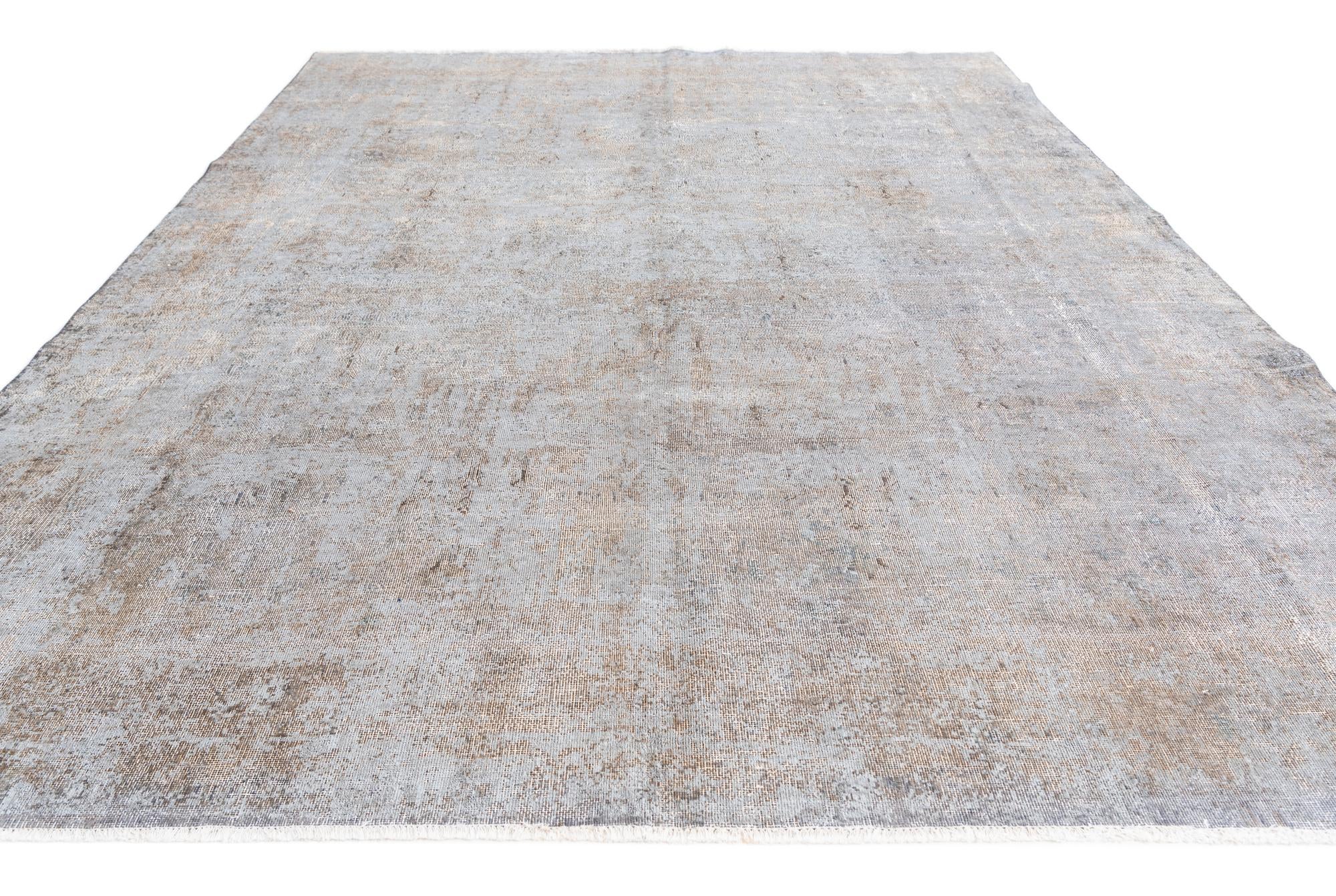 8' 3 x 11' 8 Hand Knotted Ultra Vintage Persian Wool Rug