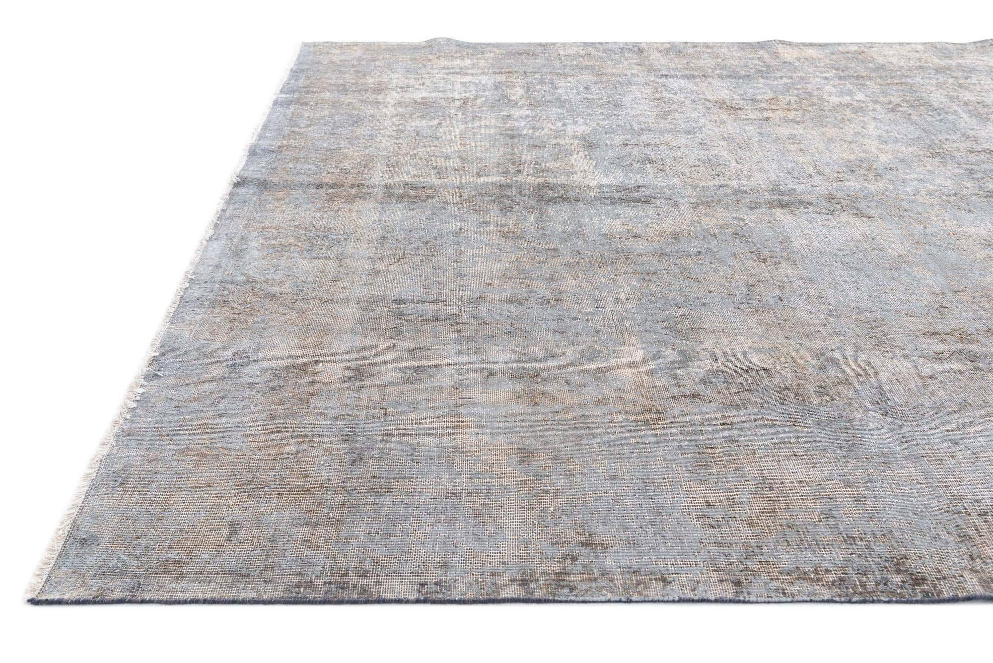 8' 3 x 11' 8 Hand Knotted Ultra Vintage Persian Wool Rug