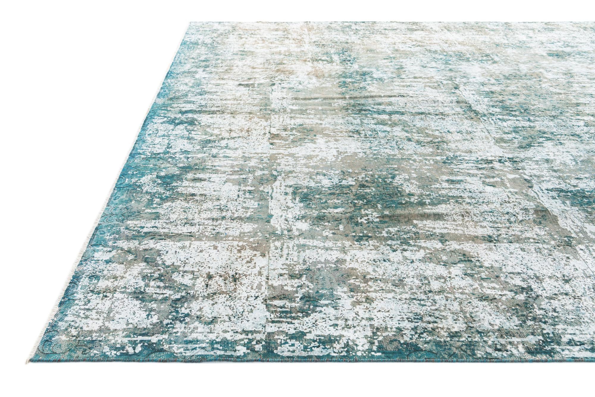 280cm x 400cm Hand Knotted Ultra Vintage Persian Wool Rug
