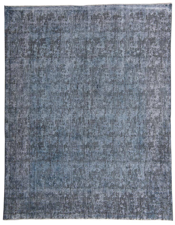 Detail image of 9' 2 x 12' 9 Hand Knotted Ultra Vintage Persian Wool Rug