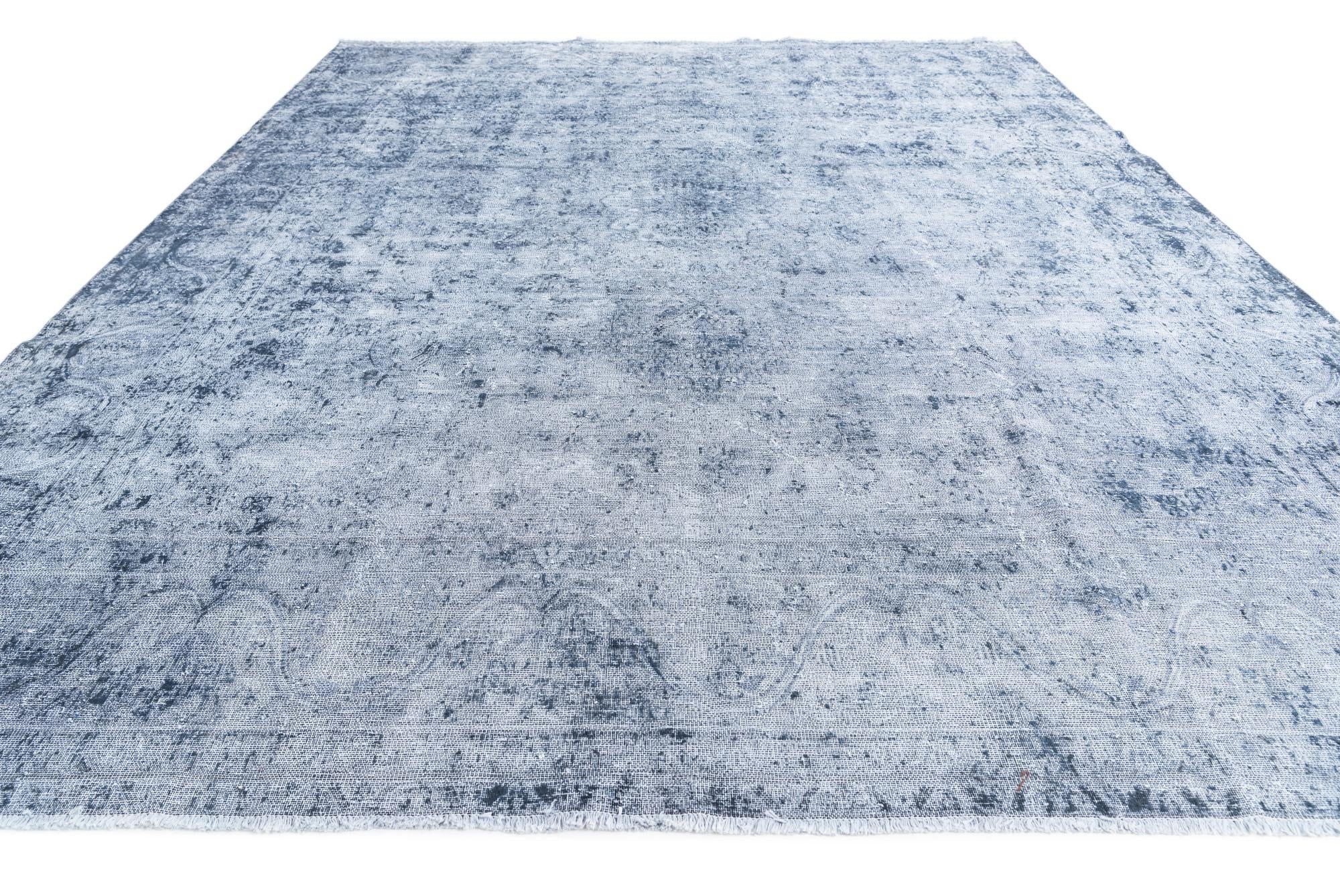9' 6 x 12' 7 Hand Knotted Ultra Vintage Persian Wool Rug