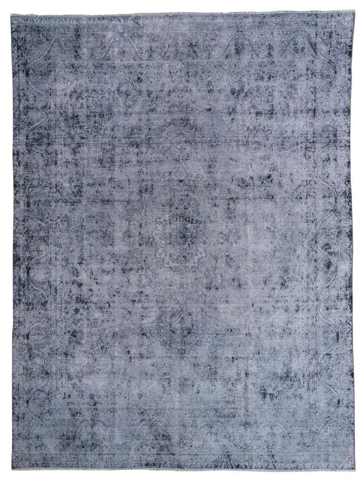 9' 6 x 12' 7 Hand Knotted Ultra Vintage Persian Wool Rug