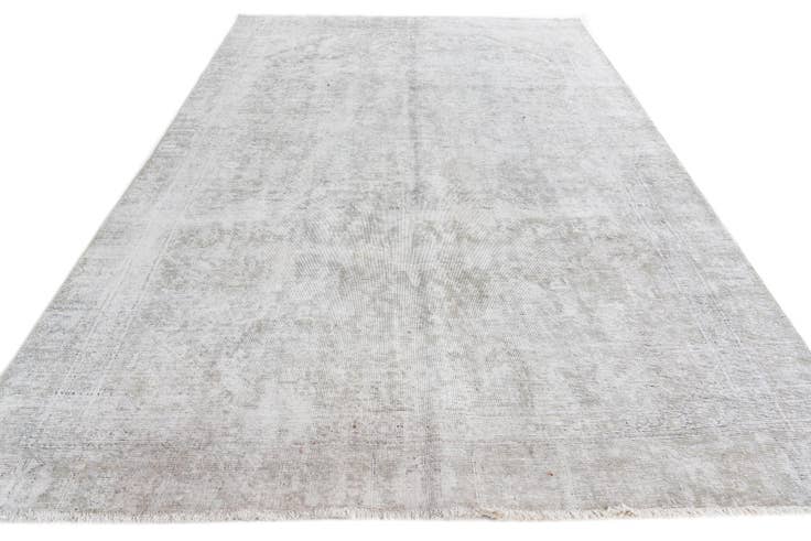 Detail image of 6' 10 x 10' 6 Hand Knotted Ultra Vintage Persian Wool Rug