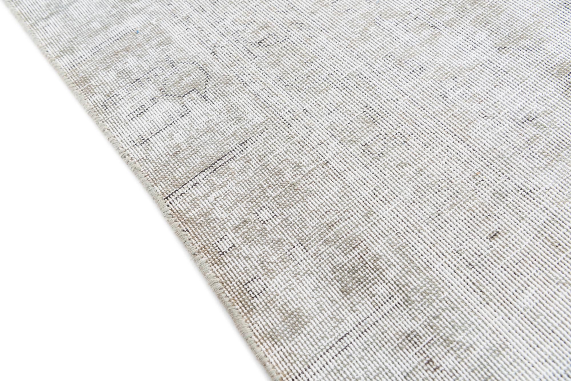 6' 10 x 10' 6 Hand Knotted Ultra Vintage Persian Wool Rug