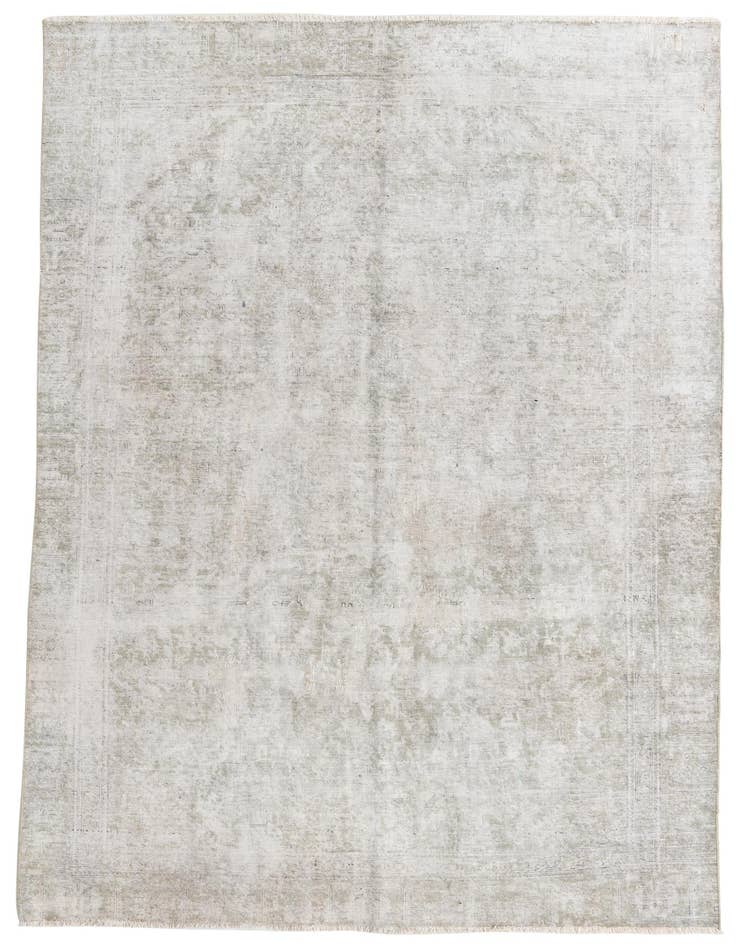 Detail image of 6' 10 x 10' 6 Hand Knotted Ultra Vintage Persian Wool Rug