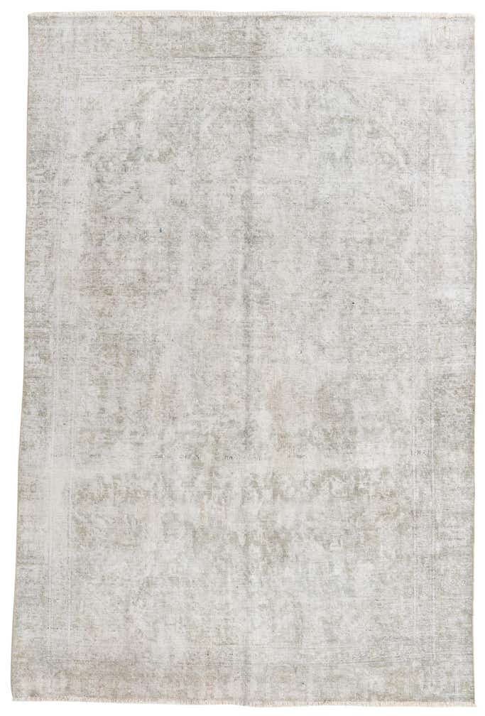 6' 10 x 10' 6 Hand Knotted Ultra Vintage Persian Wool Rug