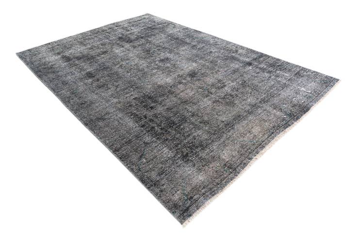 Detail image of 6' 2 x 9' 2 Hand Knotted Ultra Vintage Persian Wool Rug