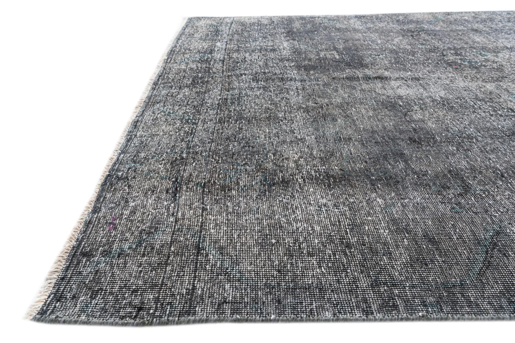 6' 2 x 9' 2 Hand Knotted Ultra Vintage Persian Wool Rug