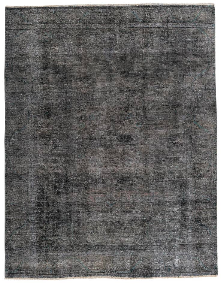 Detail image of 6' 2 x 9' 2 Hand Knotted Ultra Vintage Persian Wool Rug