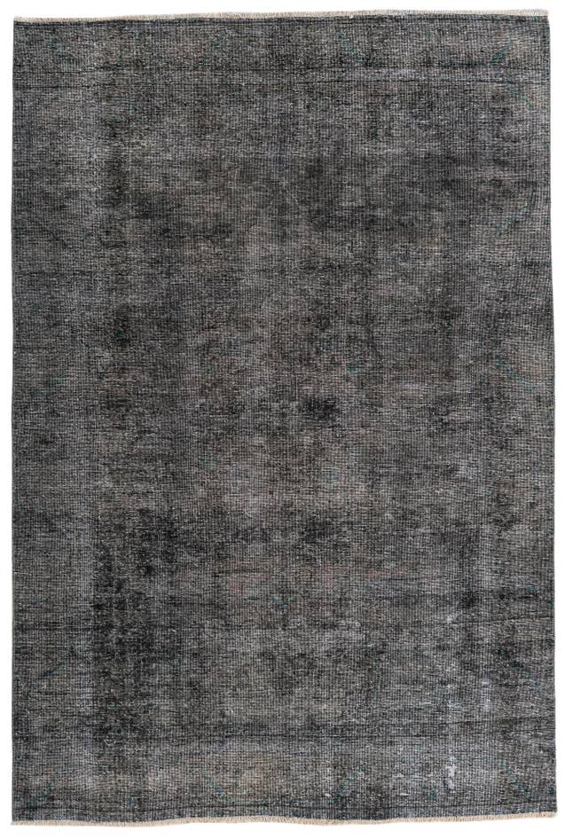 Detail image of 6' 2 x 9' 2 Hand Knotted Ultra Vintage Persian Wool Rug