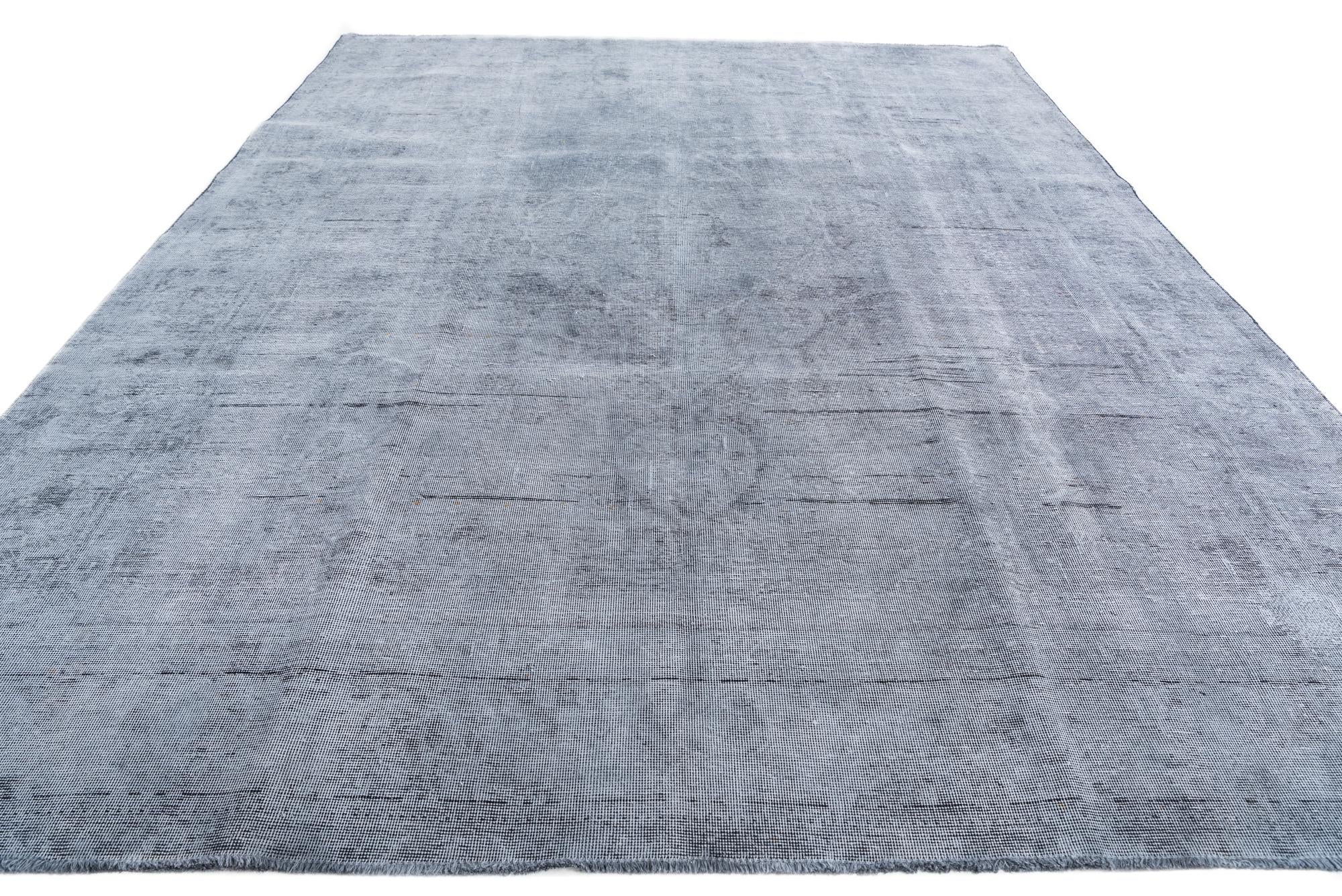 9' 6 x 12' 5 Hand Knotted Ultra Vintage Persian Wool Rug