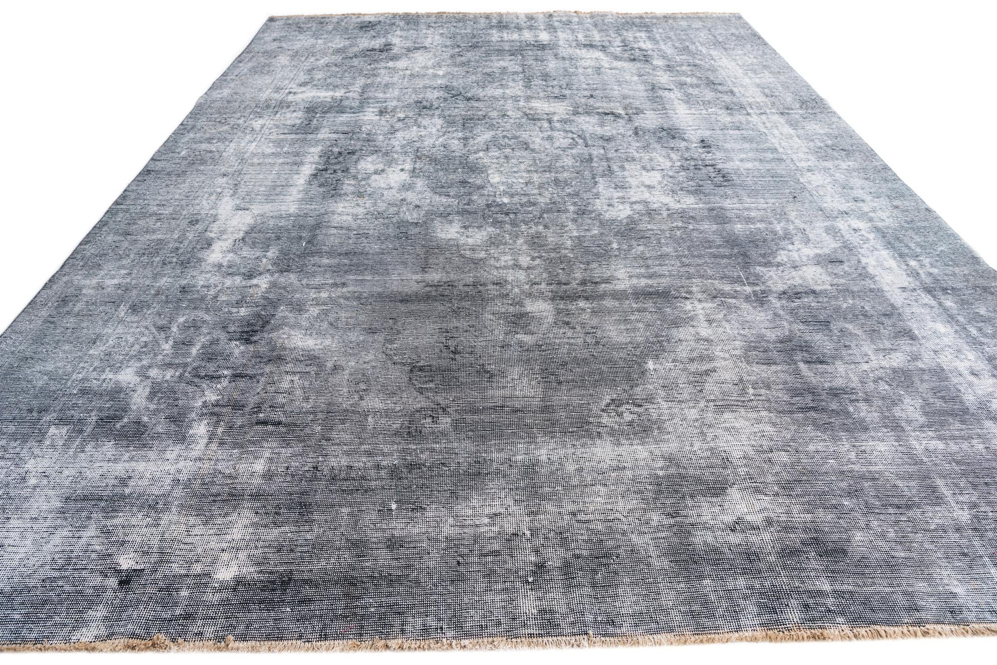 9' x 12' 2 Hand Knotted Ultra Vintage Persian Wool Rug