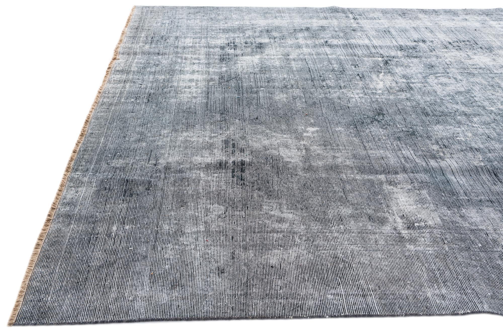 9' x 12' 2 Hand Knotted Ultra Vintage Persian Wool Rug