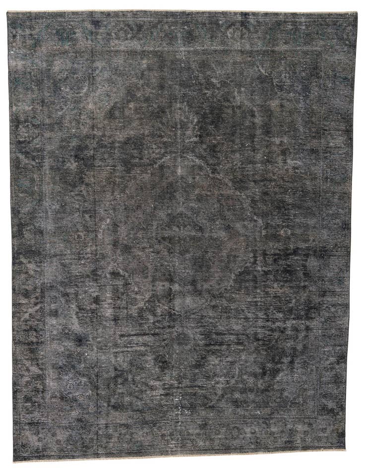 Detail image of 9' x 12' 6 Hand Knotted Ultra Vintage Persian Wool Rug