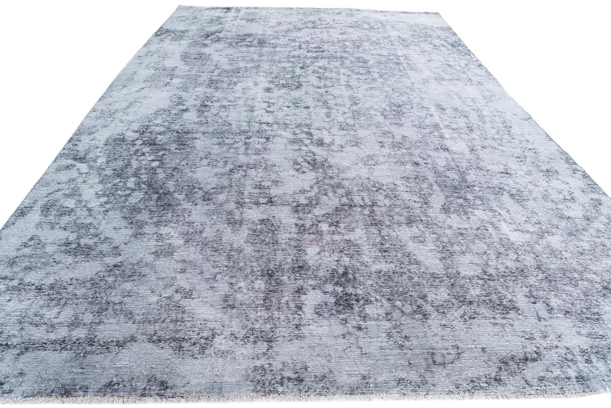 9' 1 x 13' 3 Hand Knotted Ultra Vintage Persian Wool Rug