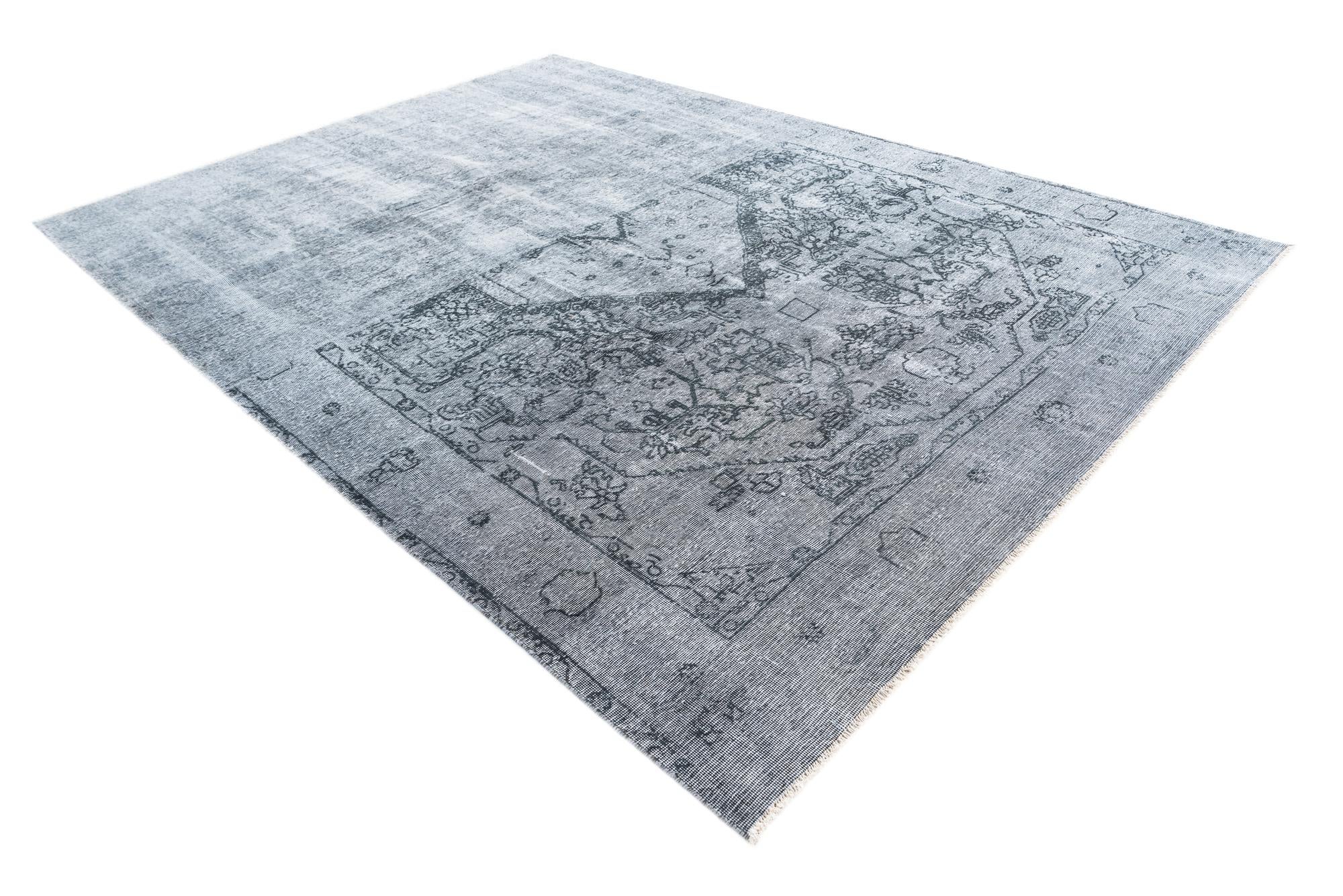 8' x 11' Hand Knotted Ultra Vintage Persian Wool Rug