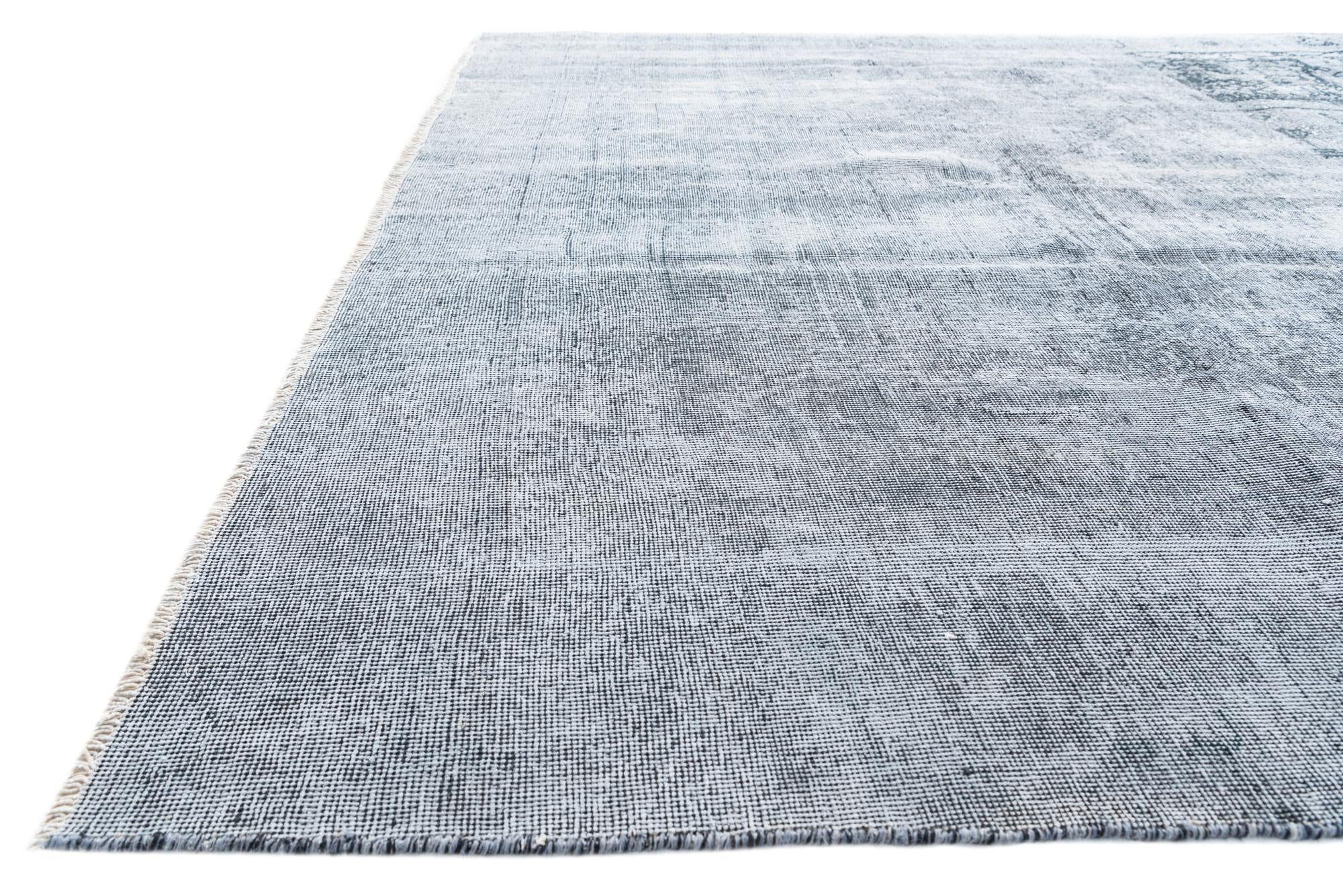 8' x 11' Hand Knotted Ultra Vintage Persian Wool Rug
