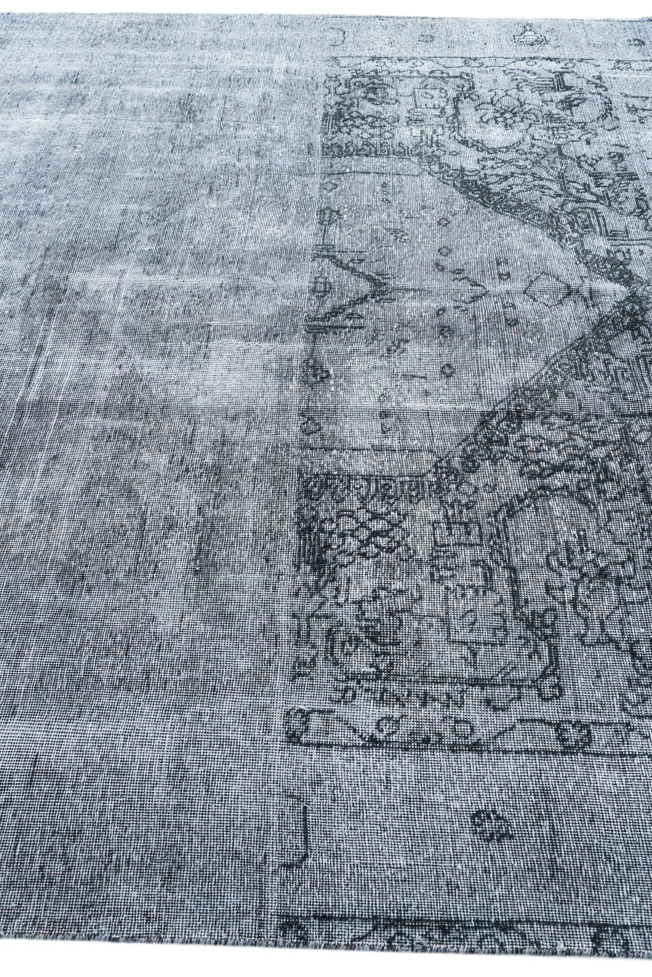 8' x 11' Hand Knotted Ultra Vintage Persian Wool Rug