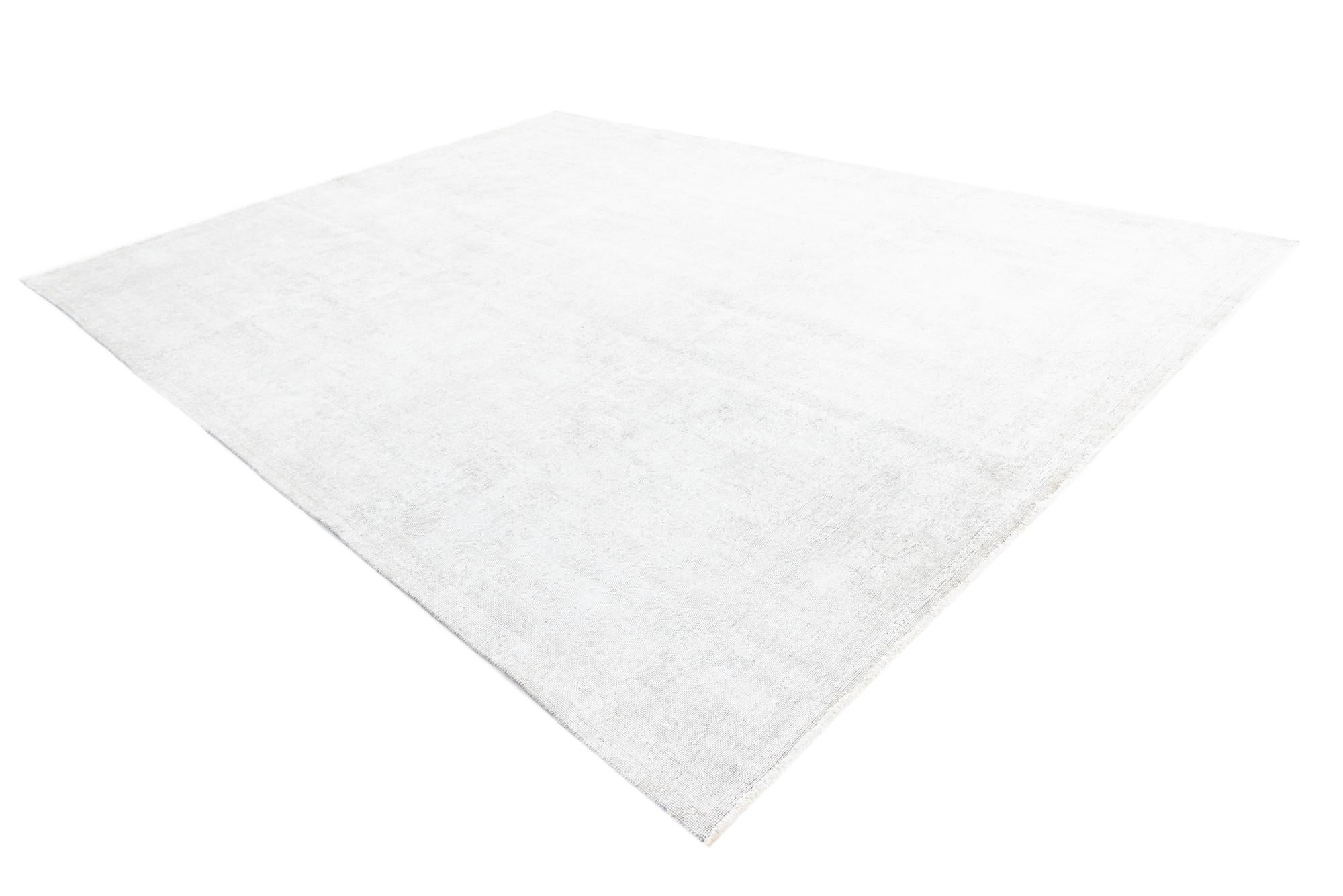 9' 3 x 12' 6 Hand Knotted Ultra Vintage Persian Wool Rug