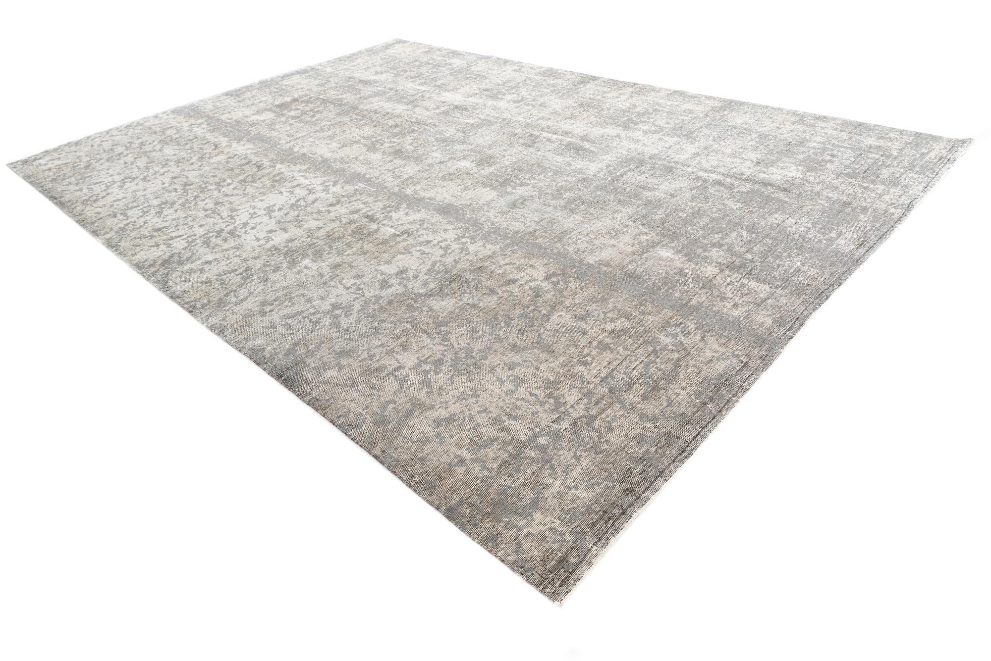 9' 2 x 13' 1 Hand Knotted Ultra Vintage Persian Wool Rug