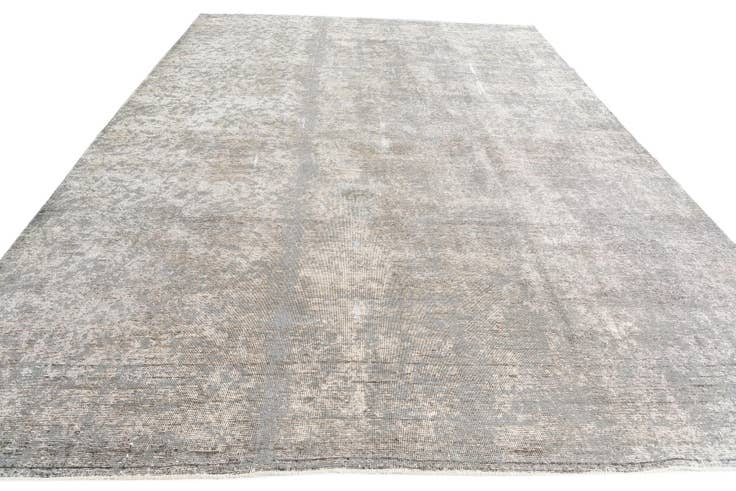 Detail image of 9' 2 x 13' 1 Hand Knotted Ultra Vintage Persian Wool Rug