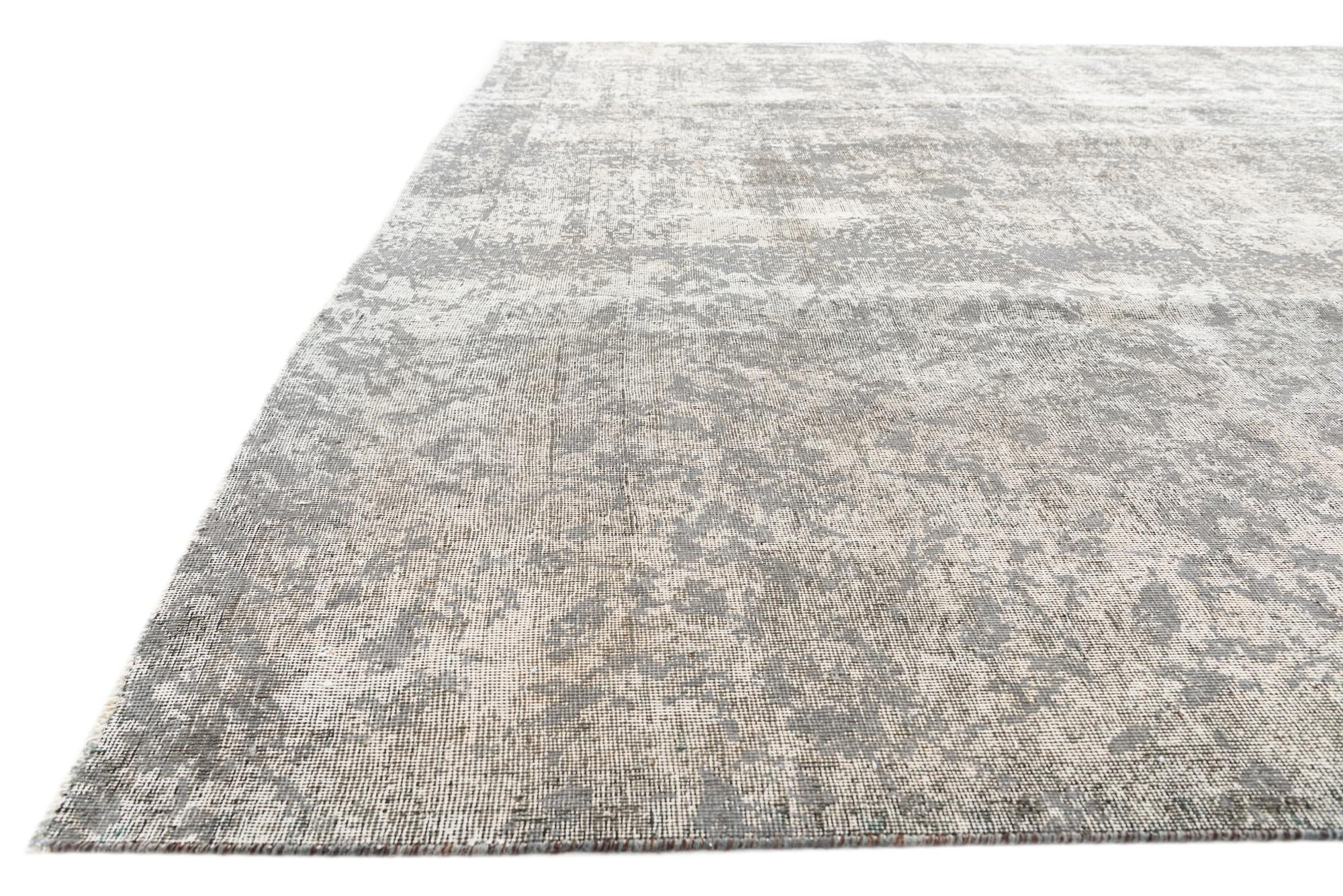 9' 2 x 13' 1 Hand Knotted Ultra Vintage Persian Wool Rug