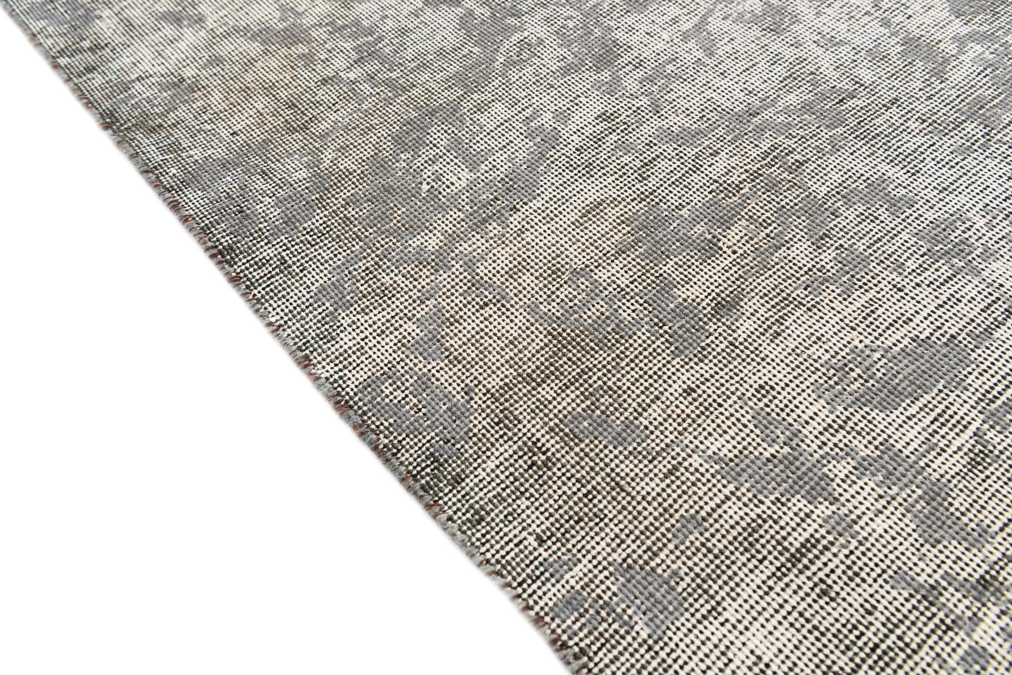 9' 2 x 13' 1 Hand Knotted Ultra Vintage Persian Wool Rug