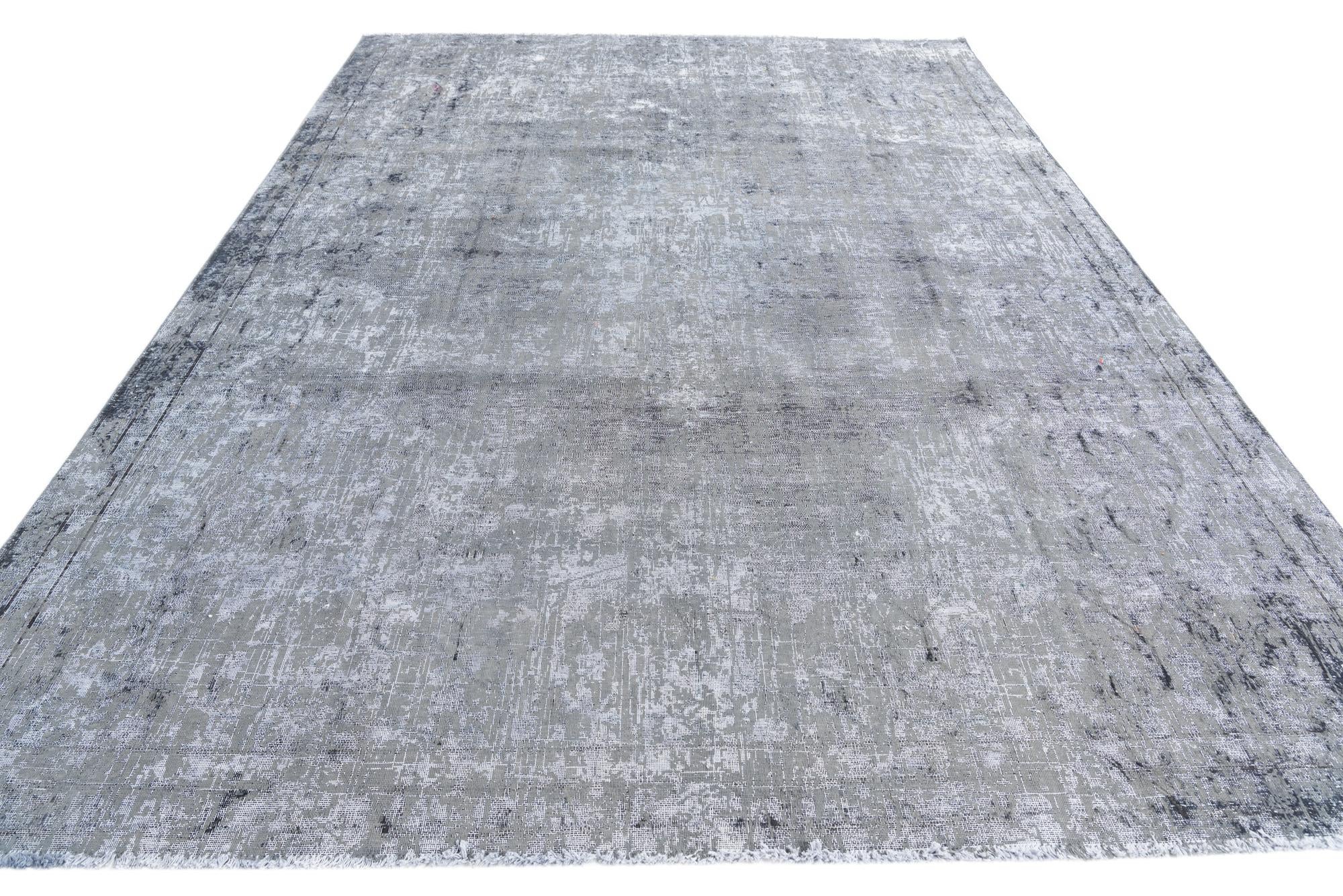 7' 8 x 11' 1 Hand Knotted Ultra Vintage Persian Wool Rug
