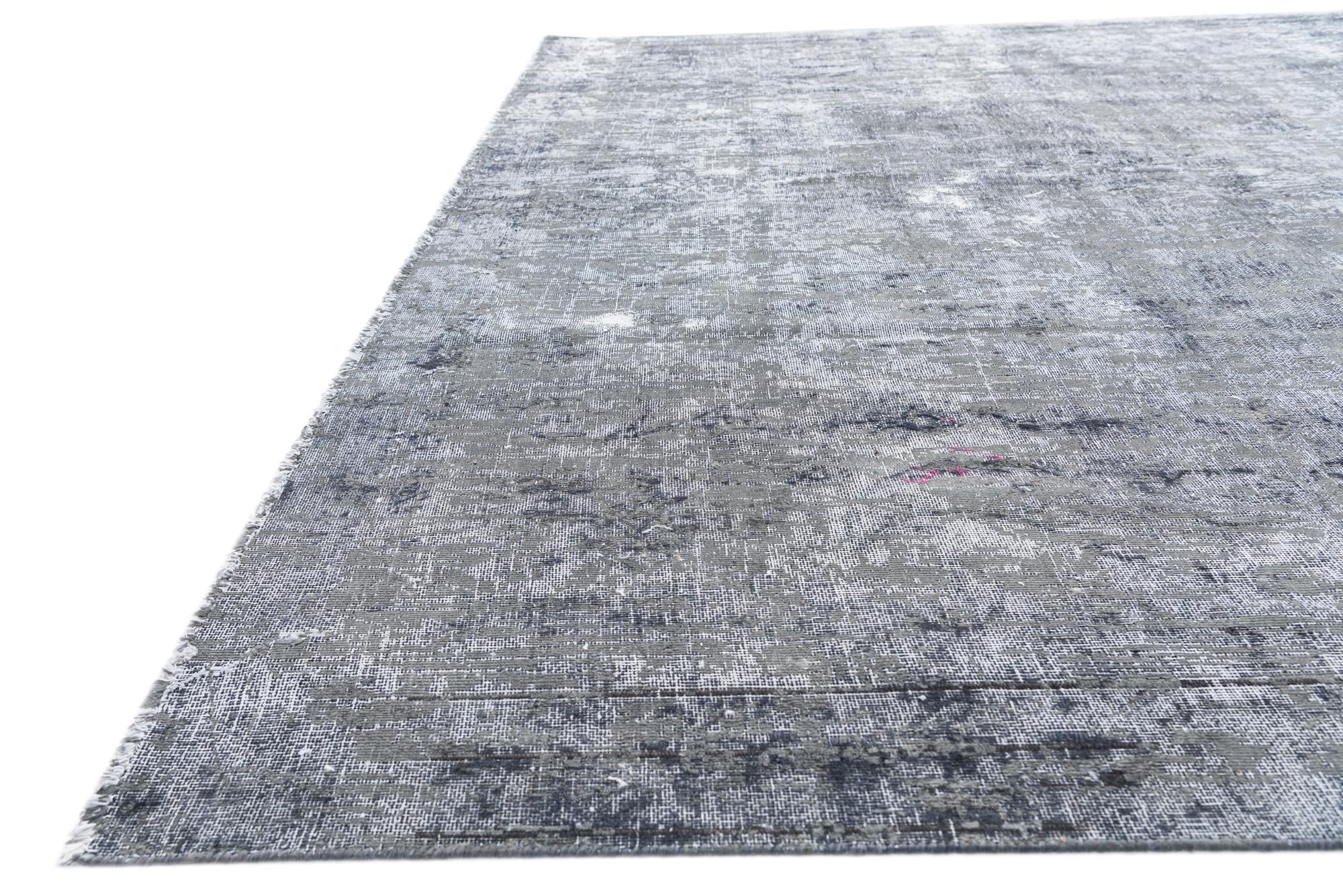 7' 8 x 11' 1 Hand Knotted Ultra Vintage Persian Wool Rug
