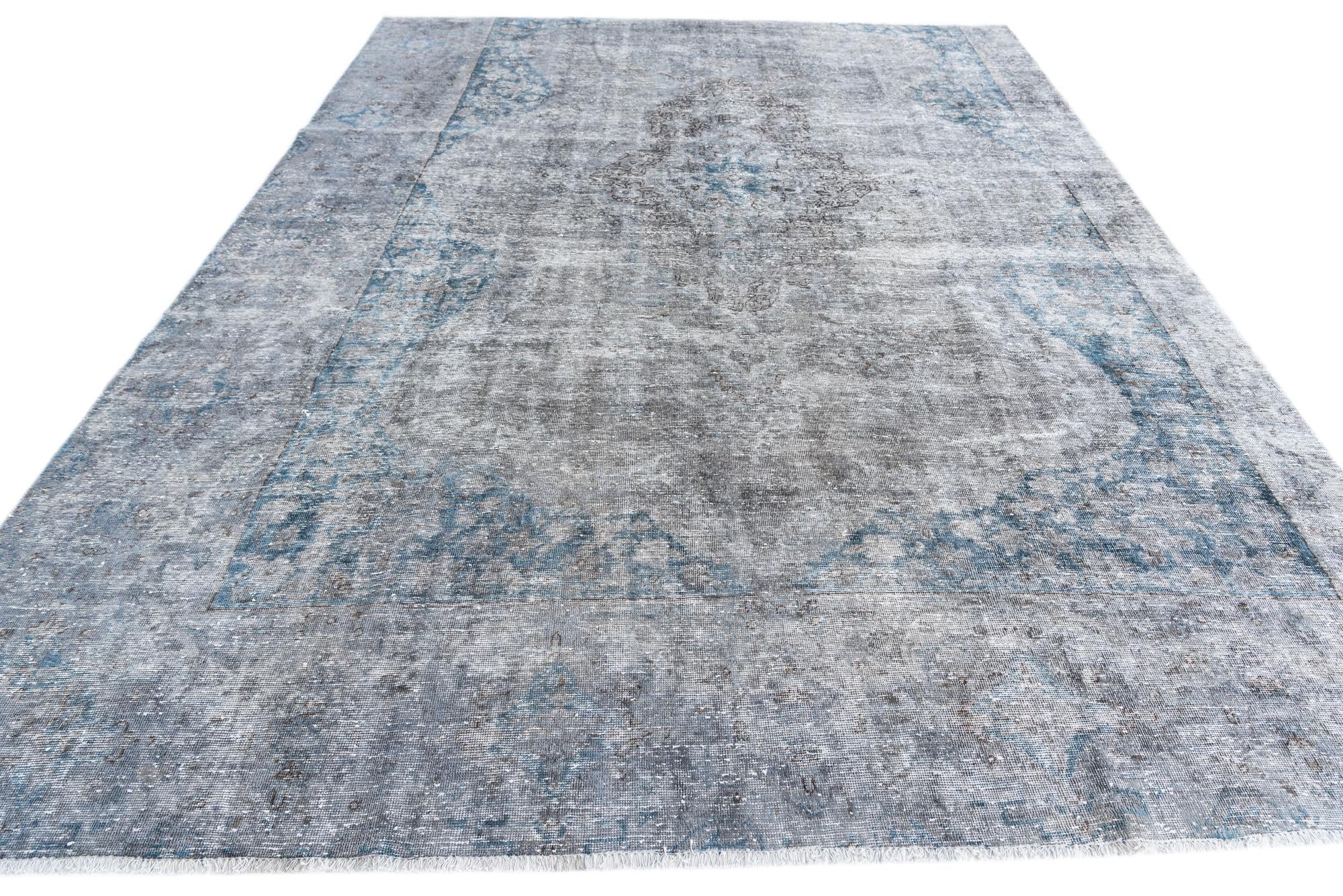 8' 2 x 11' 2 Hand Knotted Ultra Vintage Persian Wool Rug