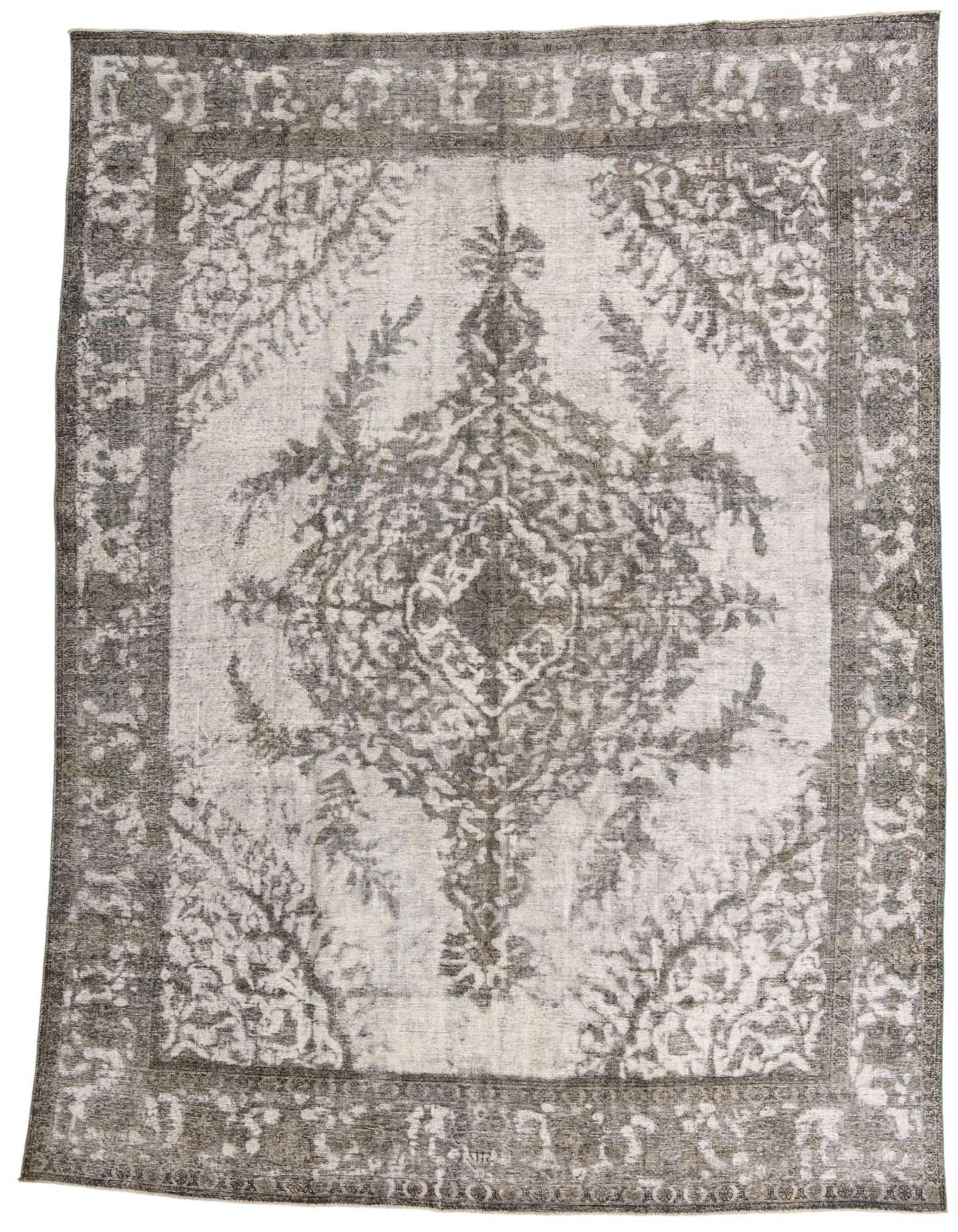 Primary image 9' 7 x 12' 6  Hand Knotted Ultra Vintage Persian Wool Rug