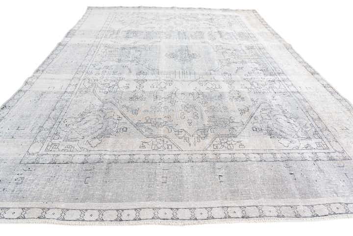 9' 6 x 12' 6 Hand Knotted Ultra Vintage Persian Wool Rug