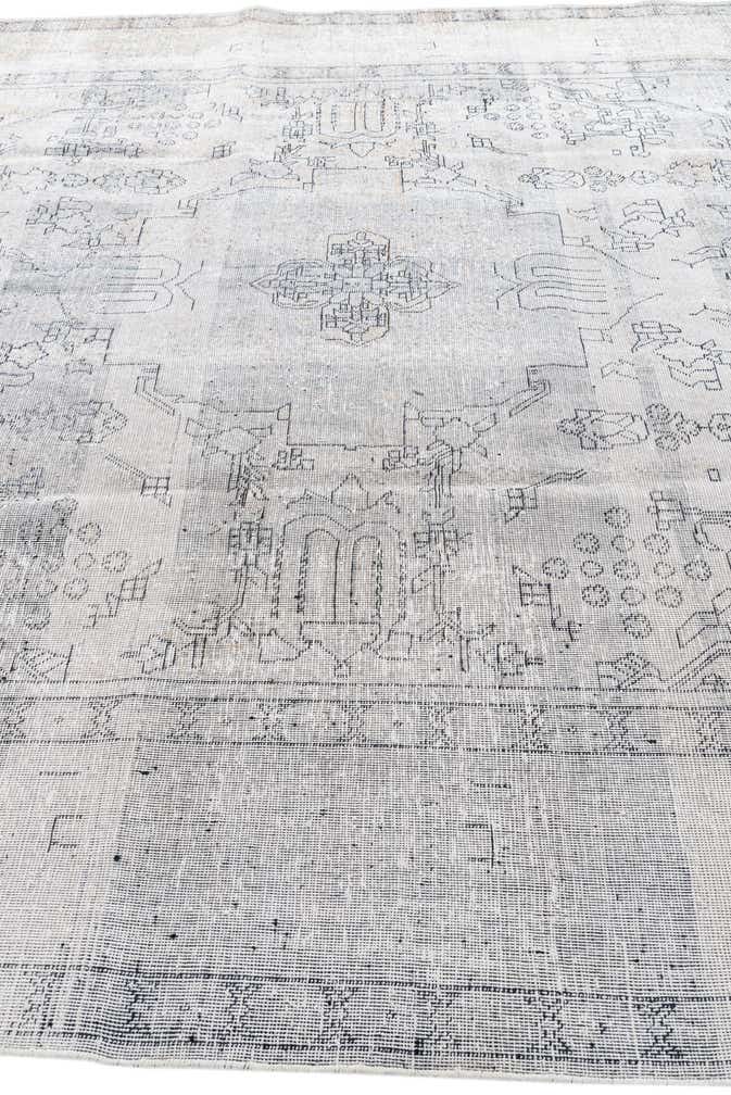 9' 6 x 12' 6 Hand Knotted Ultra Vintage Persian Wool Rug